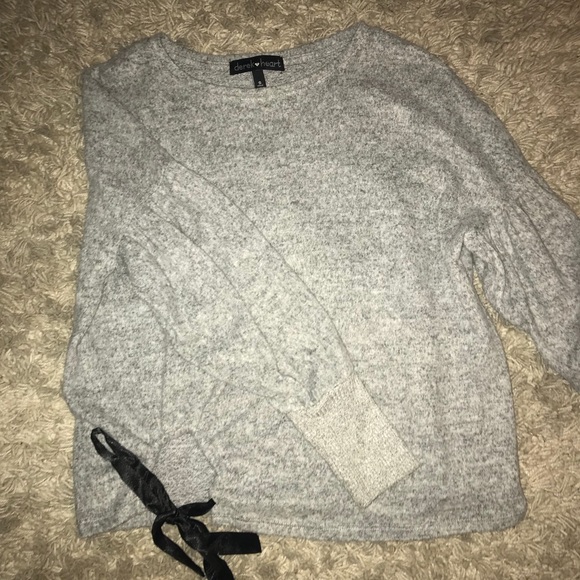 DEREK HEART grey sweater - Picture 2 of 2